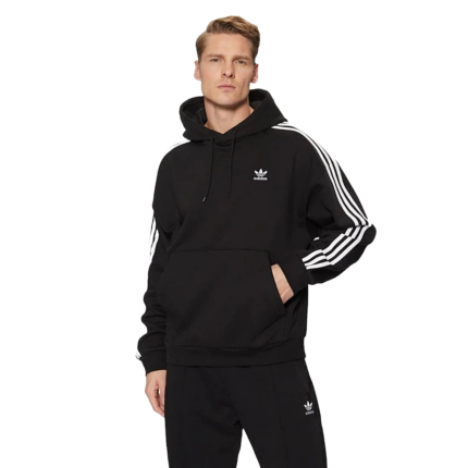 Adi Embroidered Logo Adicolor Baggy Hoodie - Black