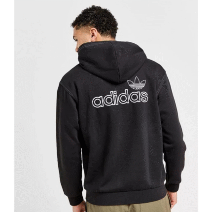 Big Adis Logo Hoodie - Black