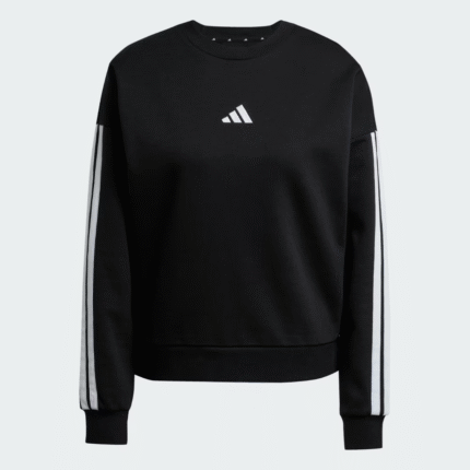 Essentials 3-Stripes Fleece Sweatshirt